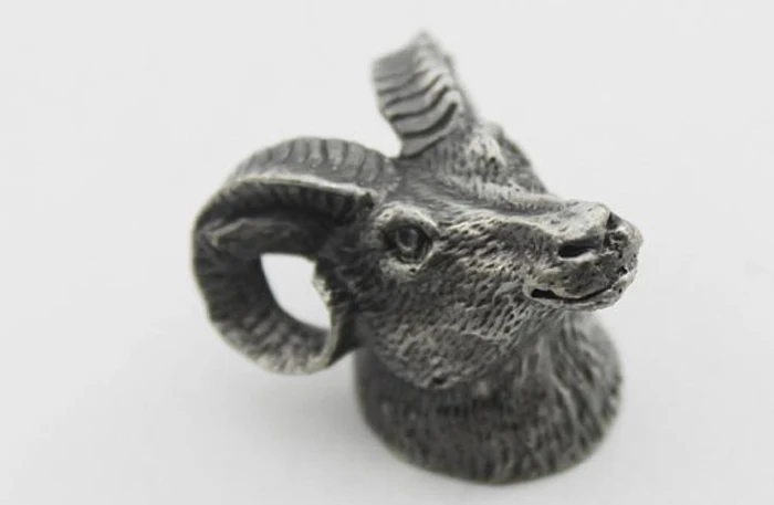 Мебельные ручки в форме головы животного Античные Серебристые оловянные для