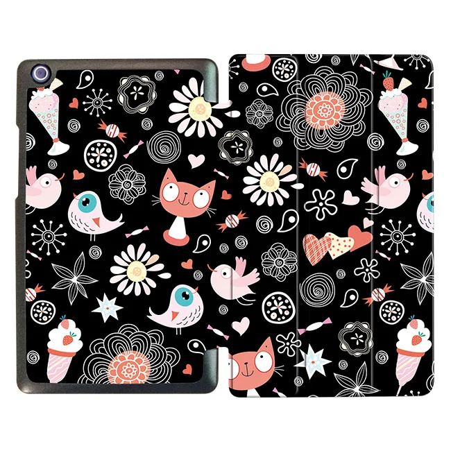 PU005 Чехол для планшета MTT Cat Avatar с цветным принтом Tab 3, 8 дюймов, TAB3-850M/850F, для lenovo Tab 2, A8-50F, A8-50LC, Магнитный чехол из искусственной кожи - Цвет: PU005