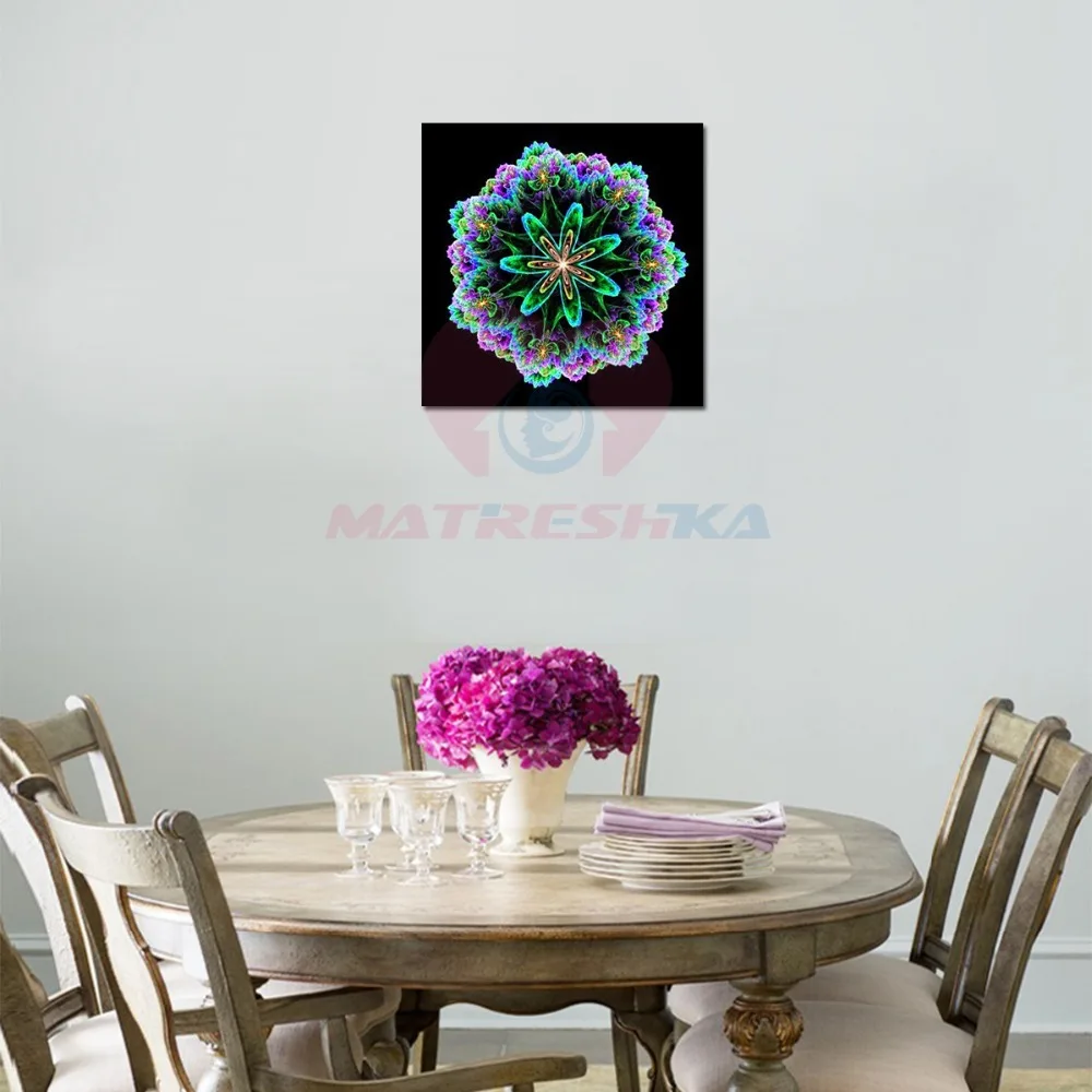 Мандала 5d Сделай Сам алмазная живопись с украшением в виде кристаллов diy Алмазная