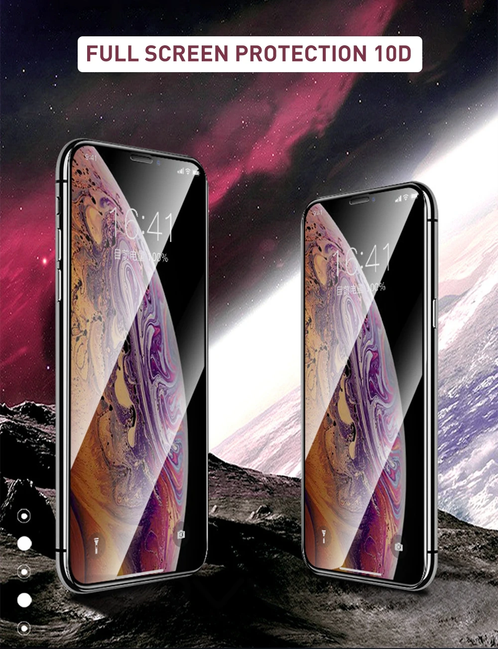 Eqvvol 10D Защитное стекло для iPhone 6 6S 7 8 plus защита экрана закаленное стекло для iPhone X XR XS MAX 9 8 Защита экрана