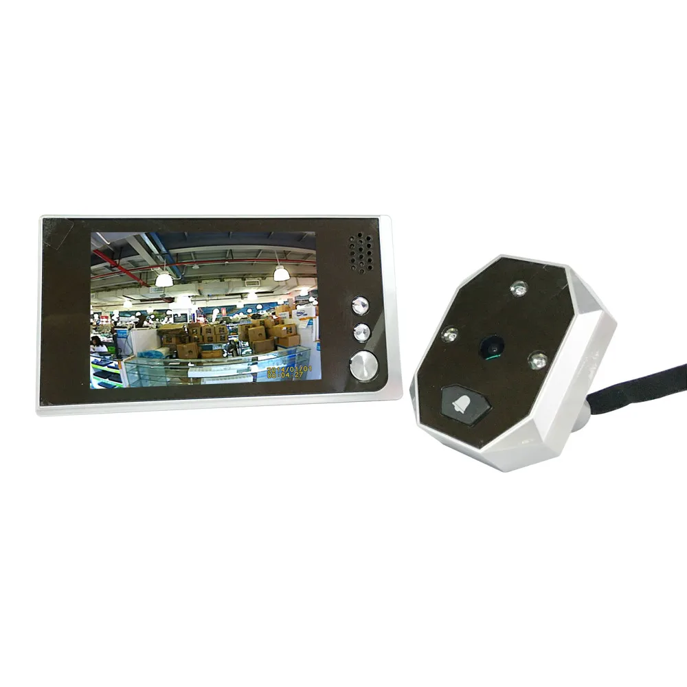 2 Maga-Pixels HD Video Door Phone 3.5 Inch LCD Display Peephole Viewer