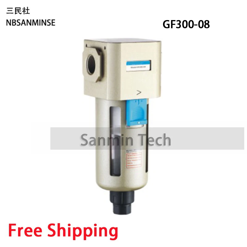 Воздушный фильтр GF200 GF300 1/8 1/4 3/8 1/2 компрессор для подготовки воздуха запчасти