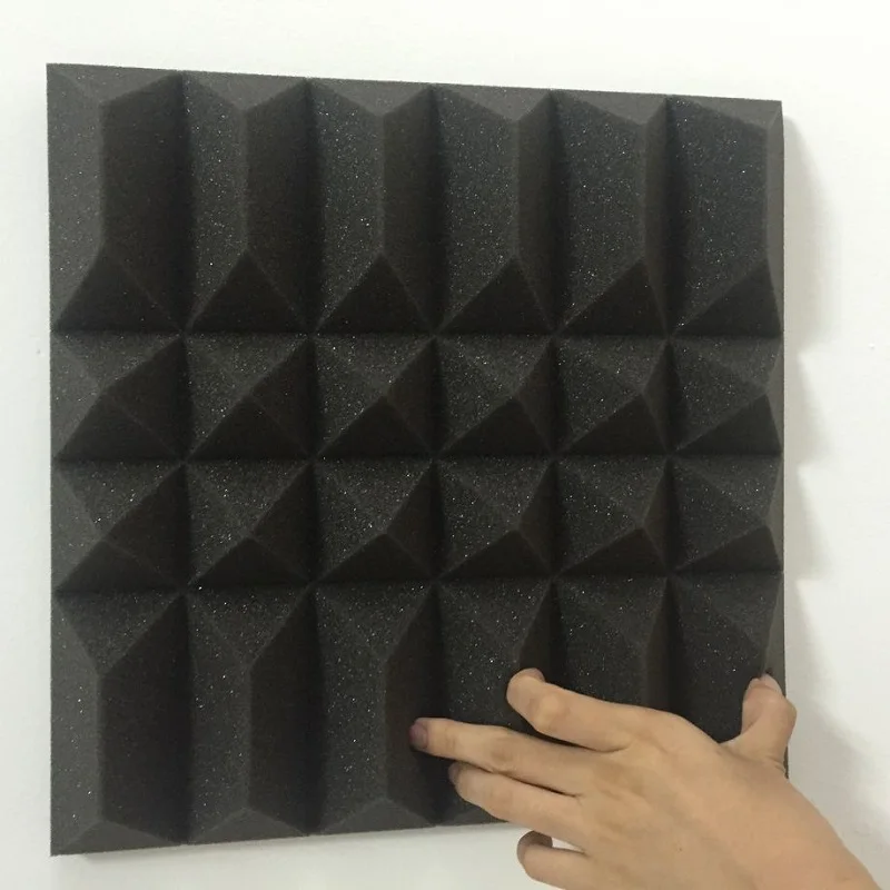 4 шт. профессиональная студийная акустическая панель пена в виде пирамиды