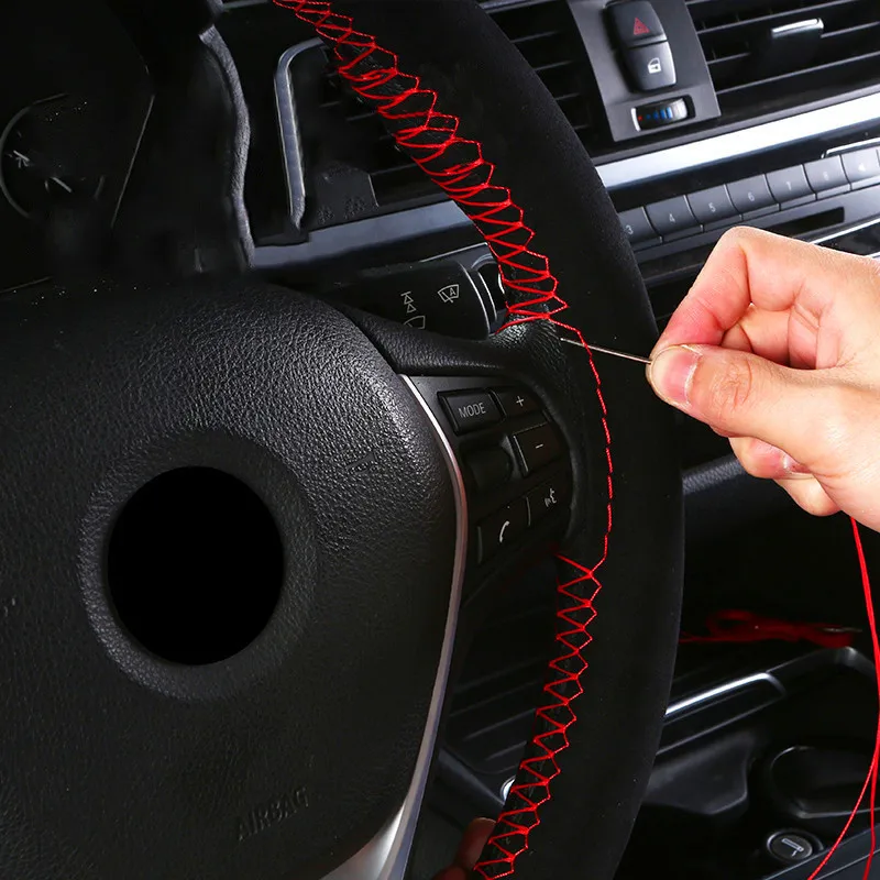 Чехол для автомобильного руля DIY чехлы на руль мягкие 38 см большинства