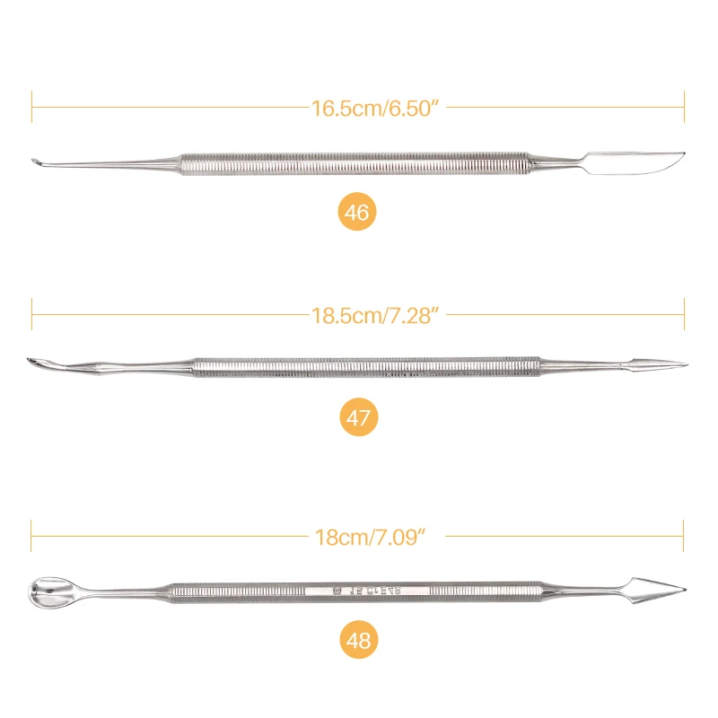 1 шт. стоматологический нож для резьбы по воску из нержавеющей стали двусторонний
