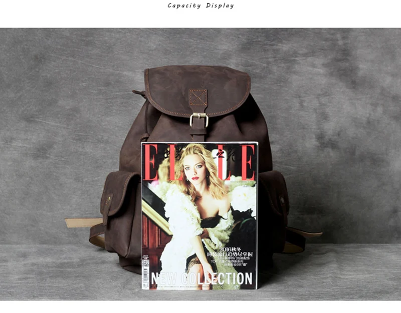 AETOO Mad Horse Leather large capacity double shoulder bag male imported head cowhide handmade leather travel Bag