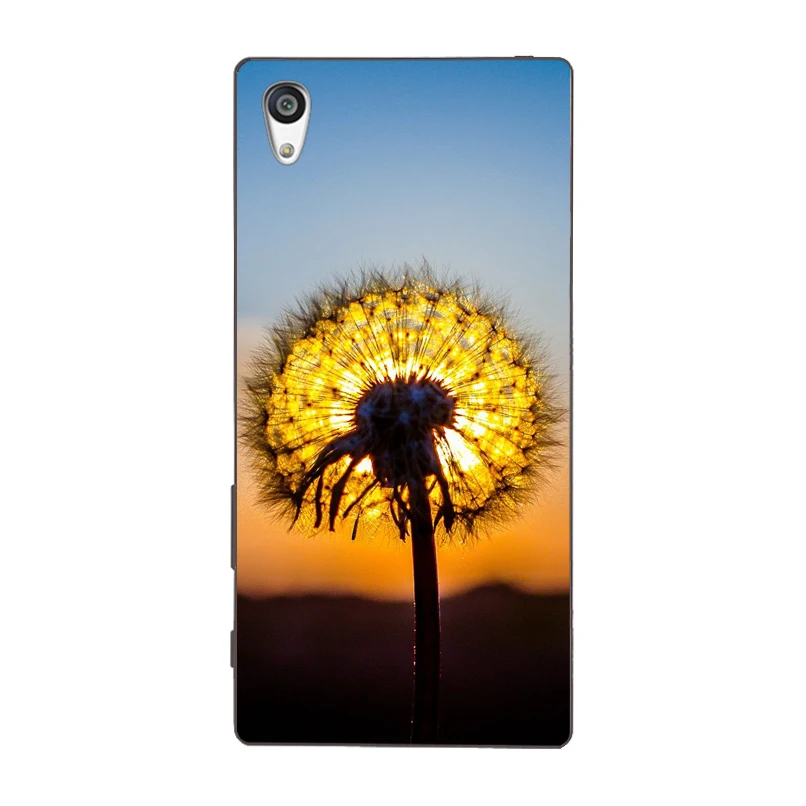Dandelion flying flower Top Detailed Popular TPU soft case Cover For Sony Xperia Z Z1 Z2 Z3 Z4 Z5 compact Premium shell Coque |