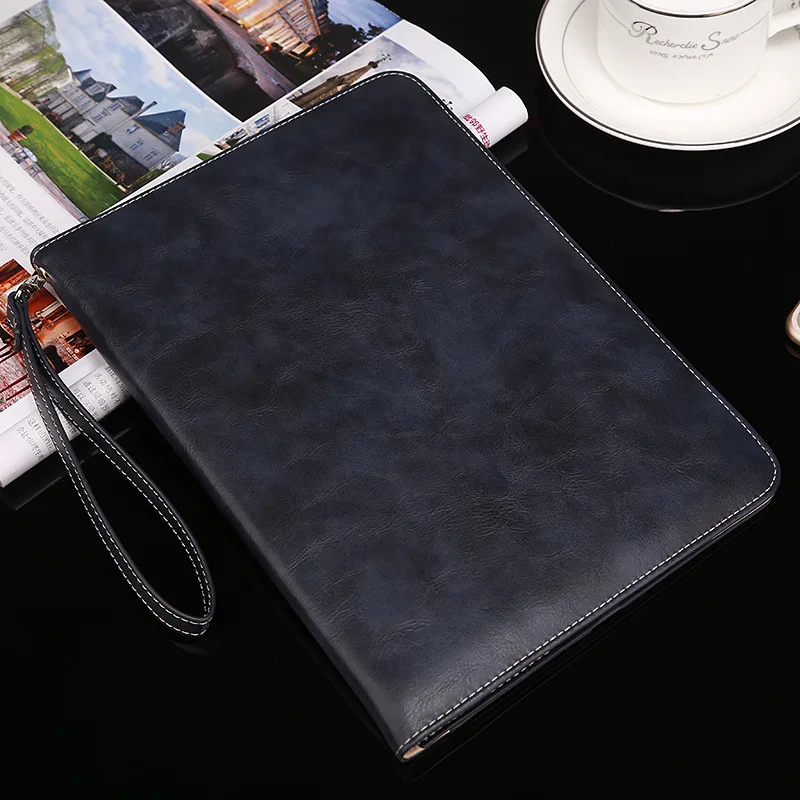 Планшет кожаный чехол для iPad Mini 1/2/3 Защита углов многоракурсный обзор с карманом