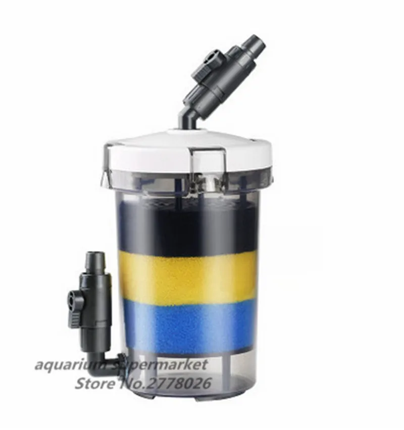SUNSUN прозрачный LW-602/LW-603 предфильтр для аквариума с фильтром хлопок мини аквариум фильтр бочонок без насоса