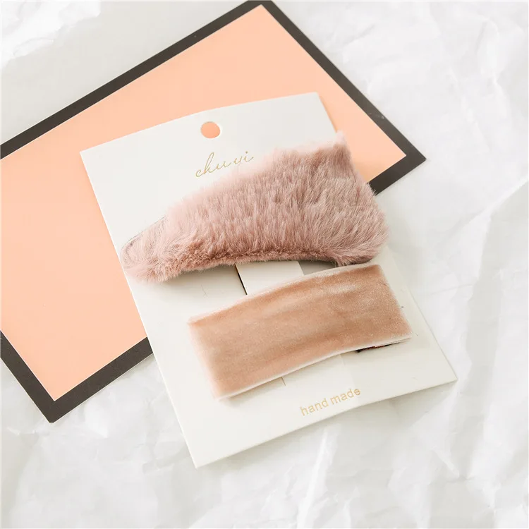 (2 шт./компл.) корейский стиль новая осенняя и зимняя плюшевая шпилька детская