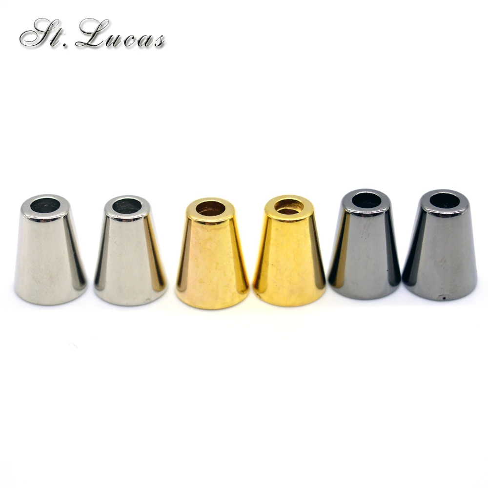 30 шт./лот, серебристый, золотой, черный, маленький конец шнура, пластиковый стопор, зажим для Паракорда, сумка, спортивная одежда, обувь, аксессуары для одежды