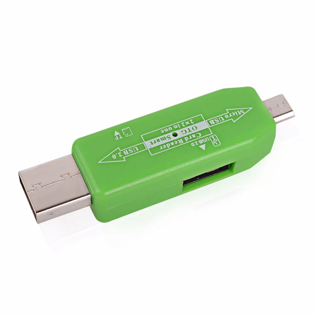 Новый OTG кард-ридер USB 2 0 концентратор Универсальный Micro TF адаптер комплект