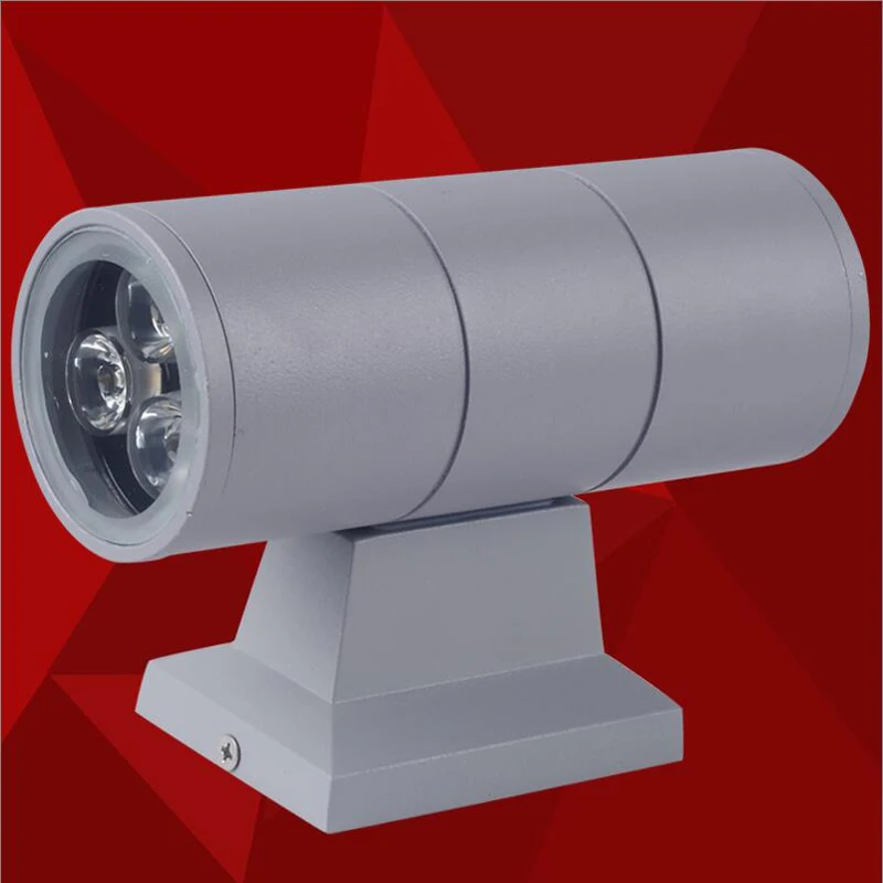 (EICEO) 6 Вт * 2 светодиода двор двойной как настенный светильник светится вверх и