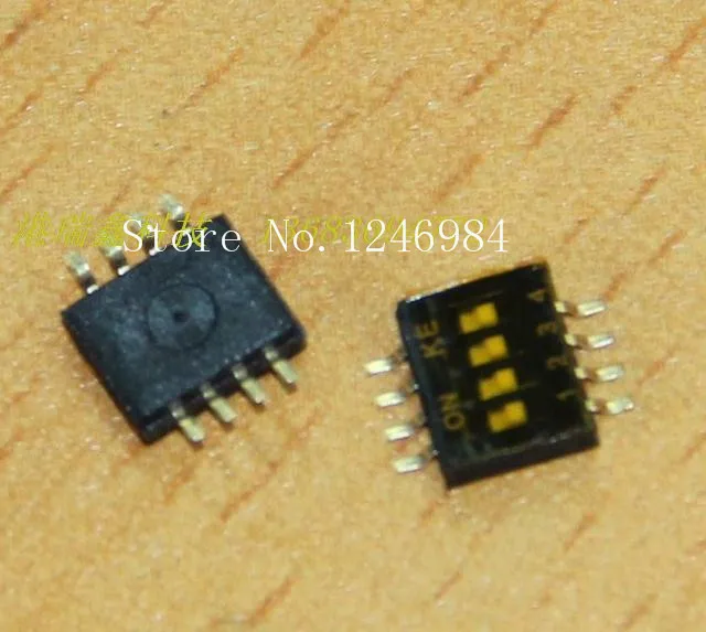 [SA]Patch 1.27 pitch four DIP switches SMD Switch Combination Switch--100PCS/LOT | Обустройство дома