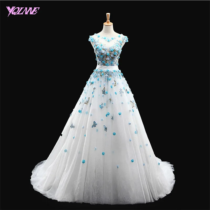 YQLNNE 2018 Quinceanera Dresses Ball Gown Sweet 16 Dress Lace Embroidery Tulle Vestidos De Debutante 15 Anos | Свадьбы и торжества