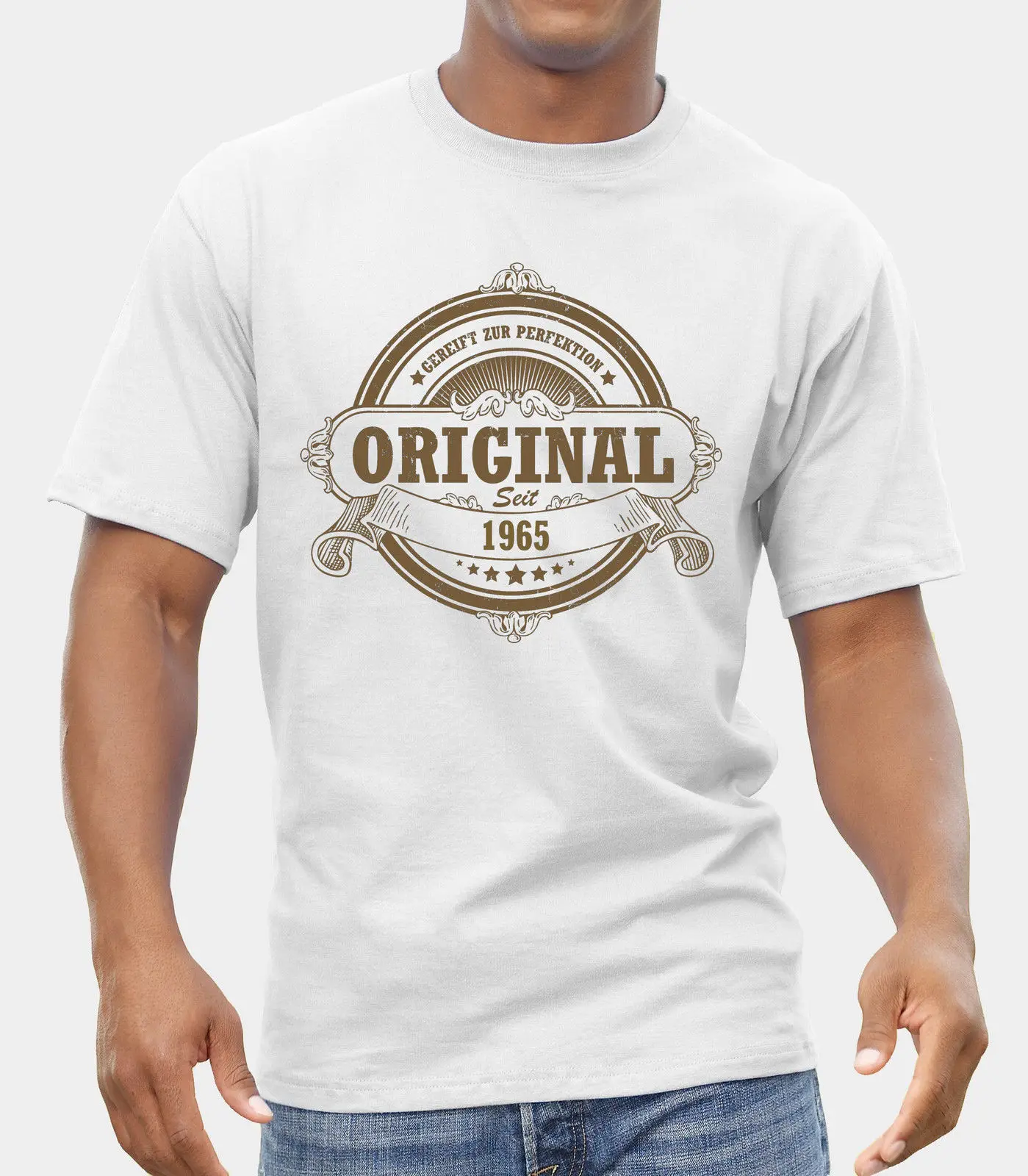 

2019 New Summer Casual Men T-shirt HERGESTELLT IN 1965 - BIS ZUR PERFEKTION GEREIFT T-SHIRT PRINT BY EPSON