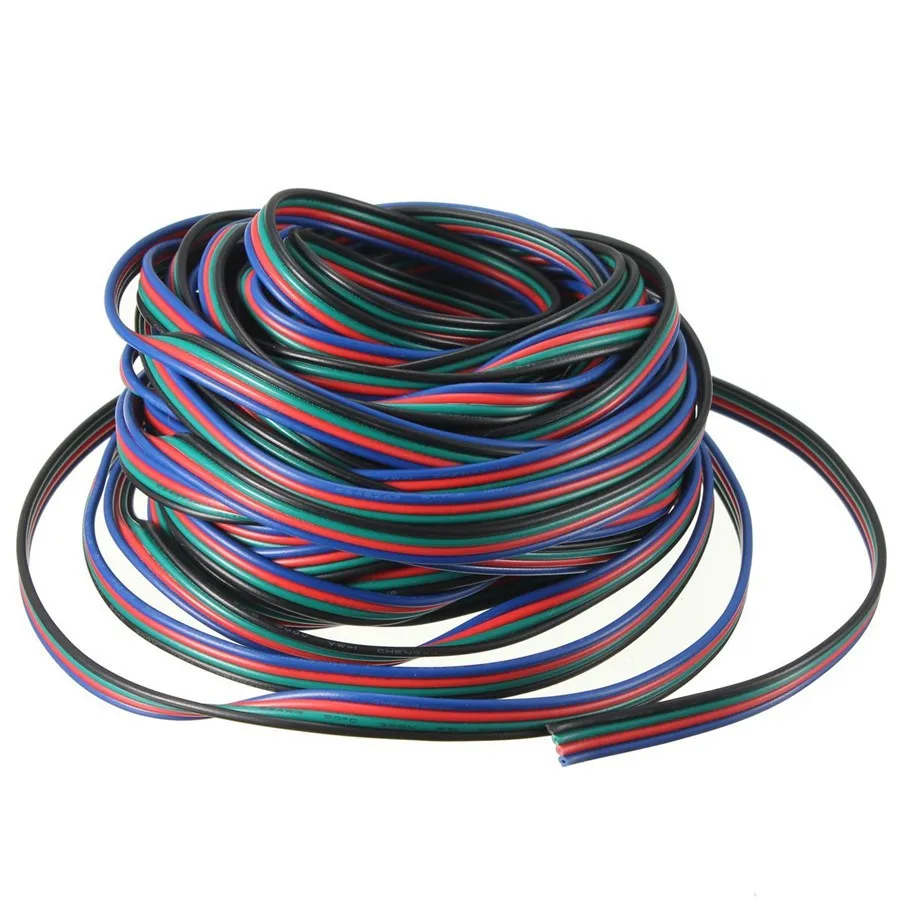 Экспорт 4 spell Pin led удлинитель Кабель RGB 18/20/22AWG в наличии|cable rgb|cable rgbcable rgb |