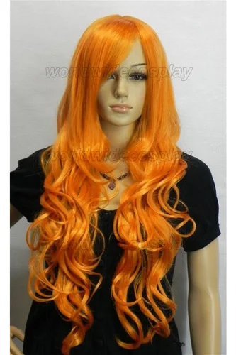 Длинный парик для косплея Nami один кусок два года назад Бесплатная доставка на