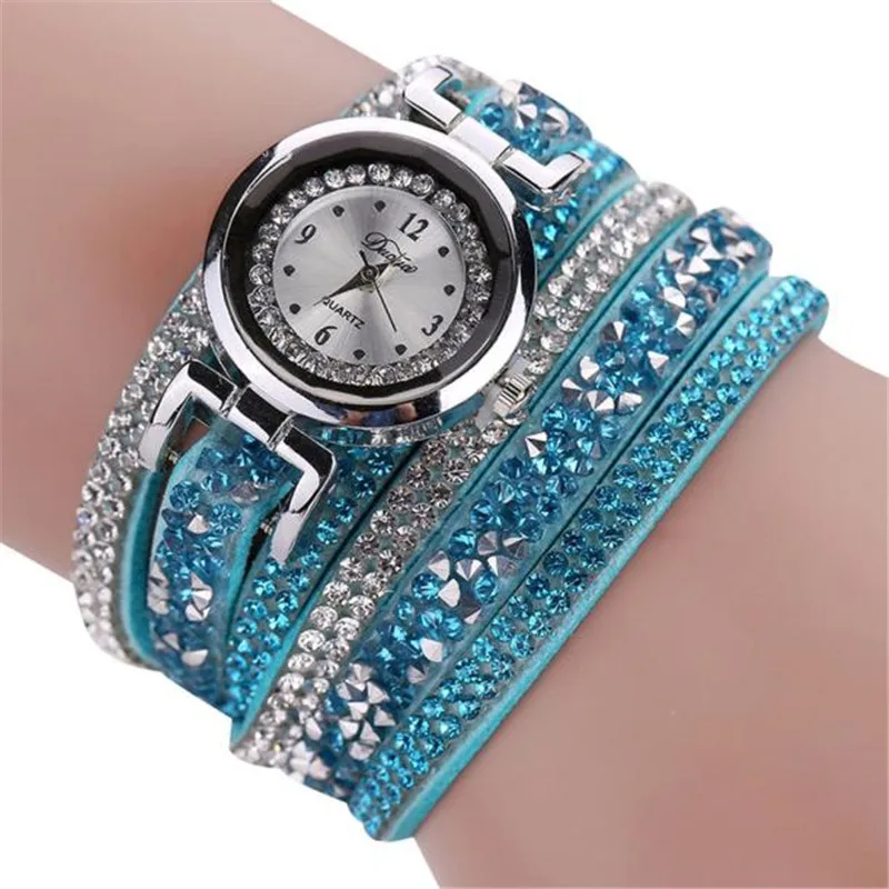 Relojes Mujer 2018 женские часы Шикарный кожаный браслет с алмазами наручные подарок Relogio