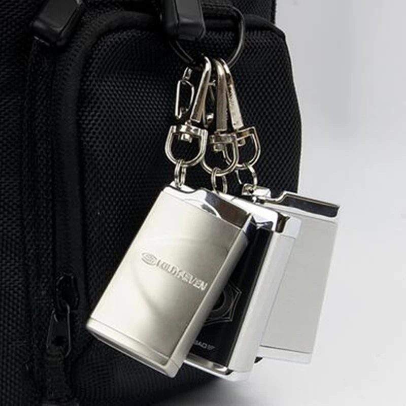 Бутылка для хранения на открытом воздухе квадратный многофункциональный брелок