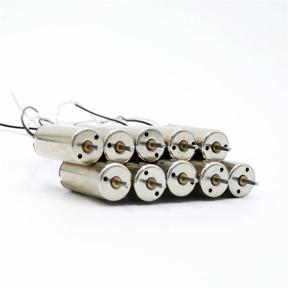 10 шт./лот 3 7 в 8520 8 5x20 мм мини мотор без сердечника CCW Для DIY крошечный QX90 QX95 LT105 микро
