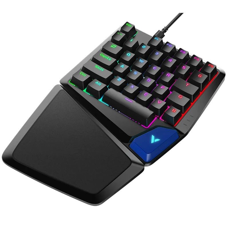 RAPOO V550RGB механическая клавиатура с подсветкой usb Настольный ПК геймер для игровой