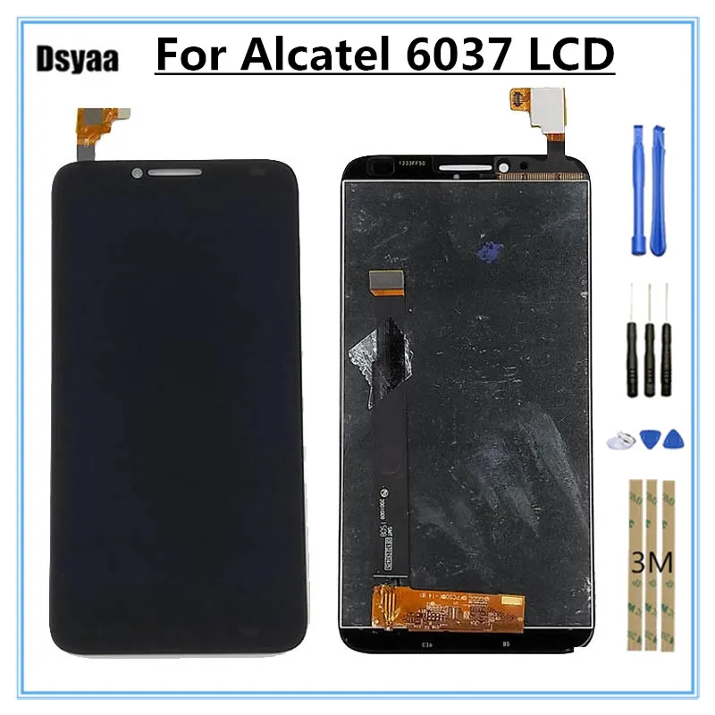 5 0 дюймов для Alcatel Idol2 OT6037 6037 LCD сенсорный экран дигитайзер дисплей Панель в