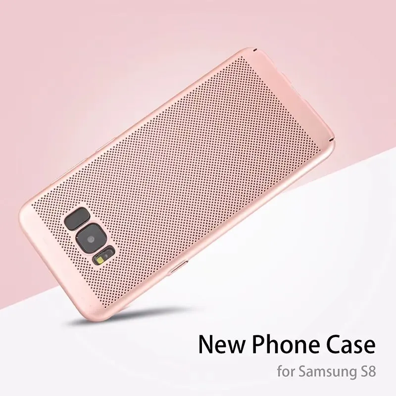 Heat dissipation Case For Samsung Galaxy A3 A5 J2 J3 J5 J7 PRIME Cooling Cases S6 S7 Edge S8 S9 Plus Thin 360 Back Cover |