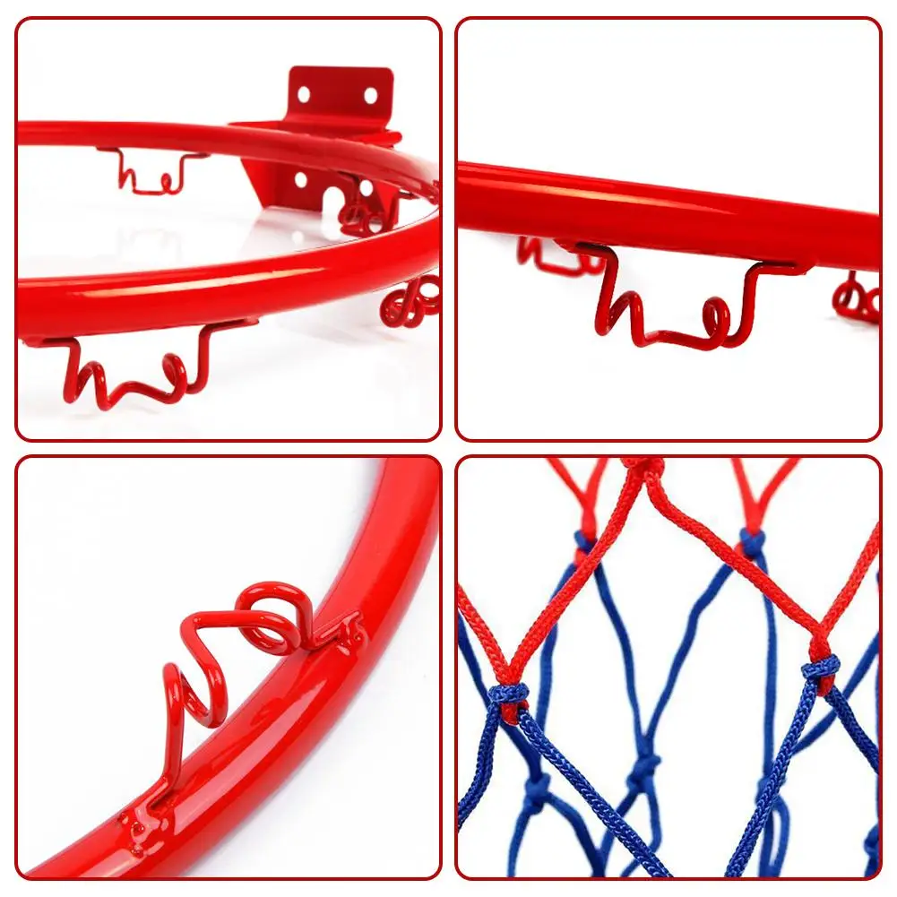 Висит Баскетбол коробка баскетбольное кольцо с чистой винт Диаметр 32 см в