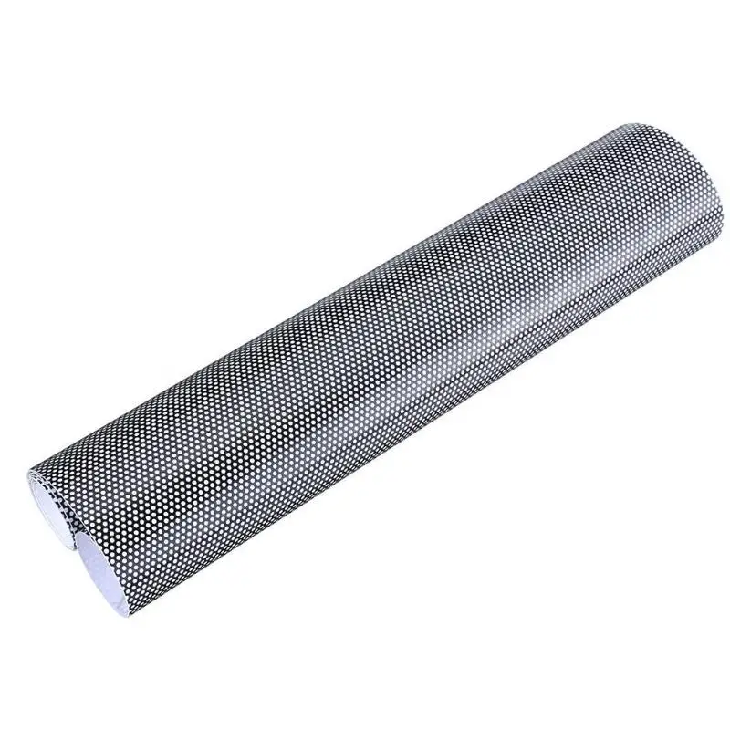 VODOOL 106x30 см автомобильная фара тонированная перфорированная пленка сетка как Fly Eye