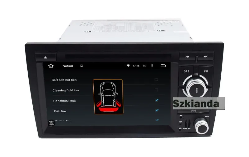 Автомобильный dvd-плеер Android 6,0 для Audi A4 2002-2008 год с Wifi 4G gps Bluetooth Радио RDS USB SD карта+ камера заднего вида