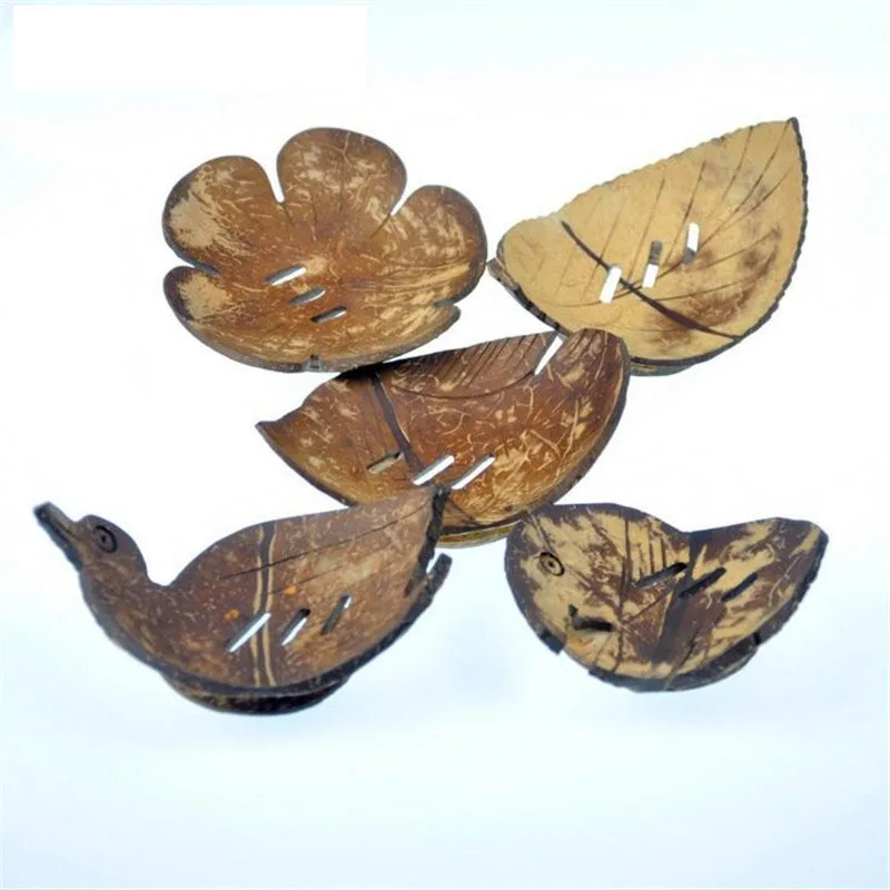 1 шт. креативная натуральная Кокосовая оболочка FEIGO Коробка для мыла в ванной