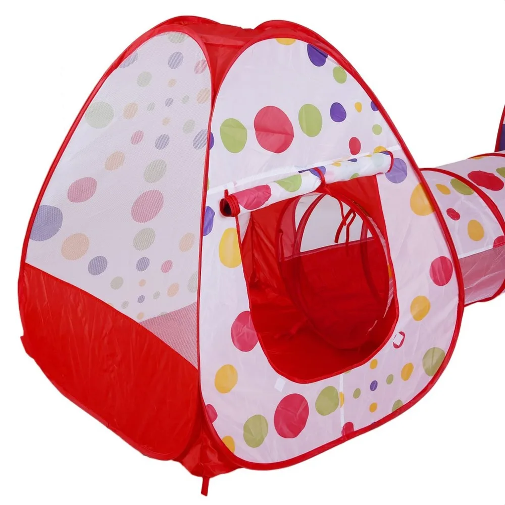 Складная Игровая палатка 3 в 1 детские игрушки бассейн для шаров детей Tipi детская