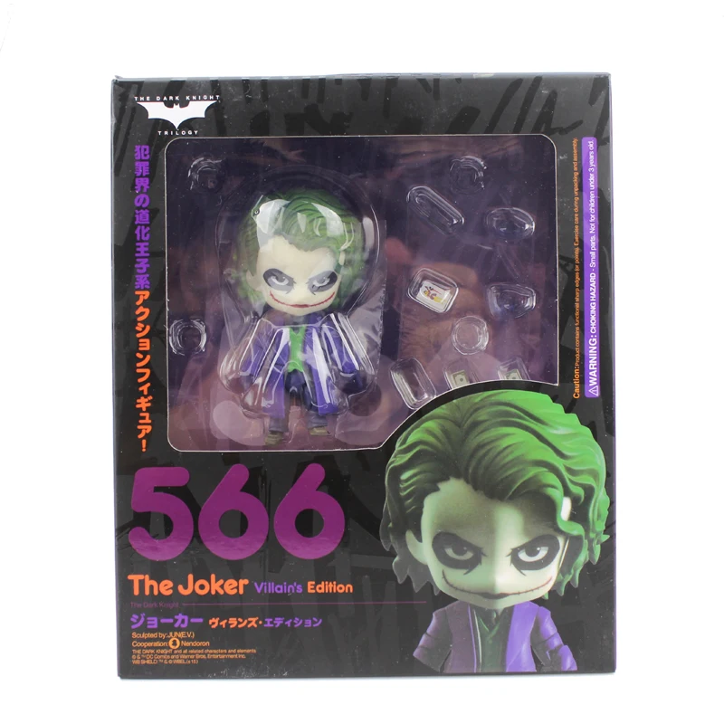 4 &quotNendoroid DC анти герой Бэтмен Джокер злодей издание в коробке 11 см ПВХ фигурка