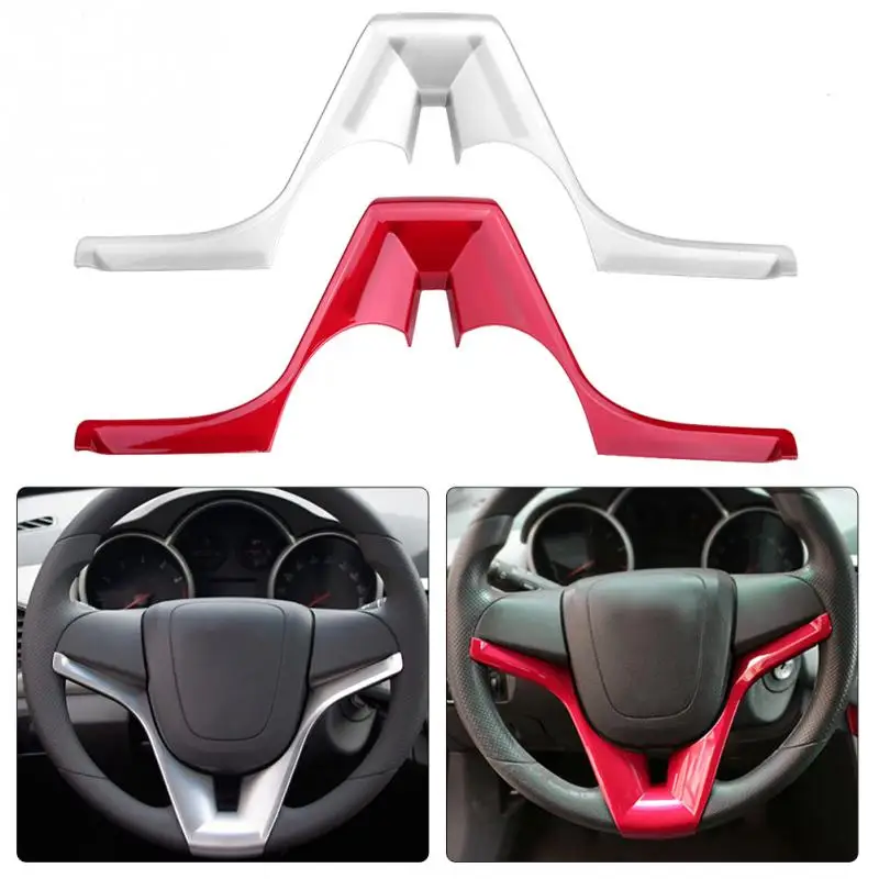 Хромированный чехол рулевого колеса автомобиля вставка наклейка для Chevrolet Cruze Trax