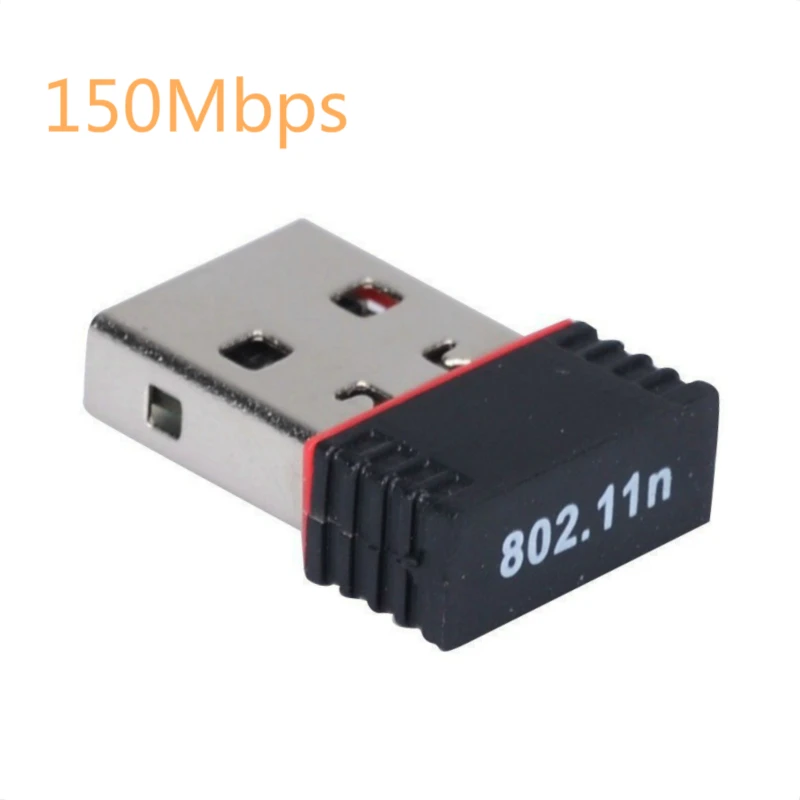 Мини WiFi адаптер 150 м USB антенна беспроводной компьютер Сетевая Карта 802.11n/g/b LAN + Wi-Fi