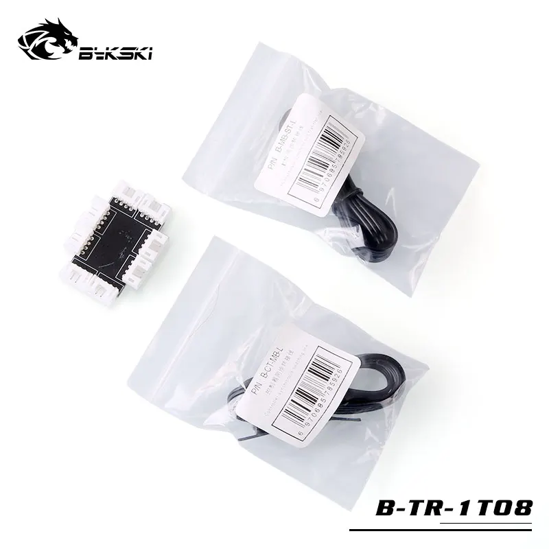 Bykski 5V 3PIN сплитер 1 до 8 концентратор USB освещение синхронизации материнская плата