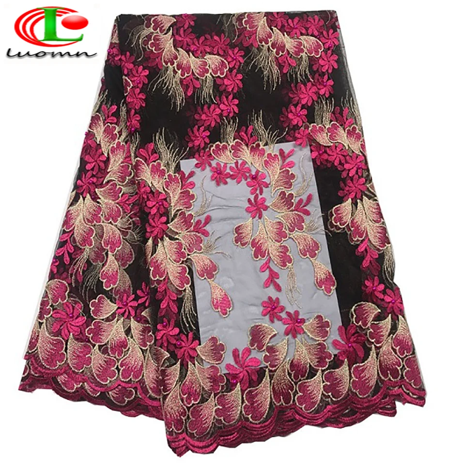 2018 последние нигерийские кружевные ткани Высокое качество кружевная ткань в
