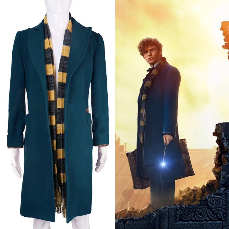Фантастические звери и где их найти фантастический фильм костюм Newt Scamander Косплей