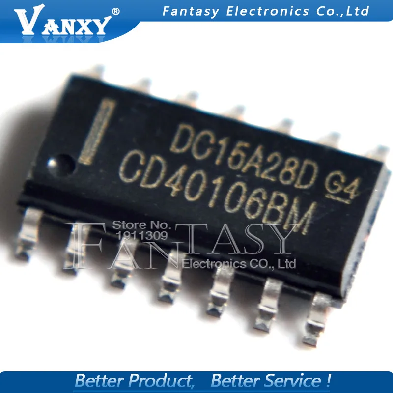 10 шт. CD40106BM SOP14 CD40106 SOP CD40106BM96 SMD новый и оригинальный IC | Электронные компоненты
