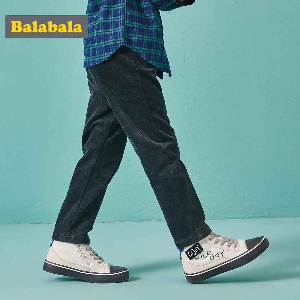 Balabala/штаны для мальчиков осень 2018 детские штаны малышей повседневные прямые |