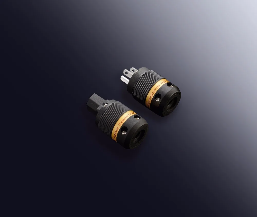 Шнур питания Viborg VM501R + VF501R красный медный с родиевым покрытием американский