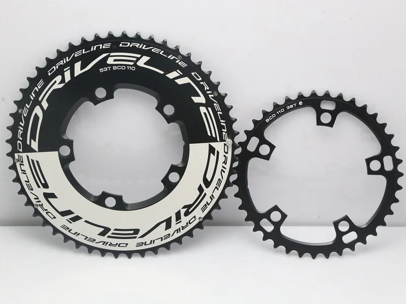 DRIVELINE CNC 53/39 шоссейный велосипед TT chainring 110BCD/130BCD|chainring 110bcd|110bcd chainringbike |