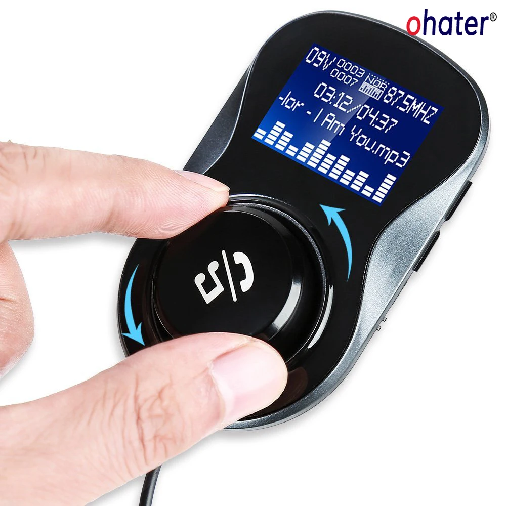 Fm-передатчик ohater Bluetooth беспроводной радио адаптер аудио приемник стерео