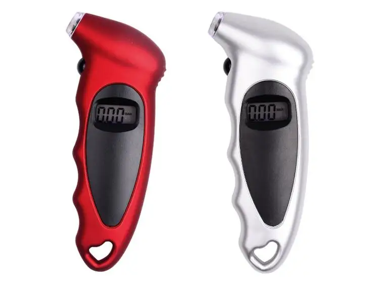 Цифровой манометр в шинах с батареями простой удержании и использовании легким