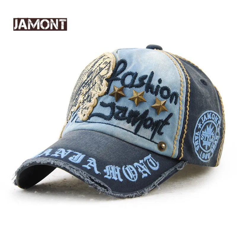 

JAMONT 2019 NEW Brand Baseball Cap Men Snapback Women Hat Fashion Casual Caps Rivet Patchwork Outdoor Fitted Hat Hip Hop Gorras