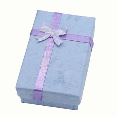 Purple White Sponge 32 шт./лот Шкатулка 8x5 СМ коробочка для украшений, шкатулка для украшений, шкатулка для ювелирных изделий, коробка для украшений, органайзер для украшений, подарочная коробка, Органайзер для ювелирных украшений - Цвет: Purple White Sponge