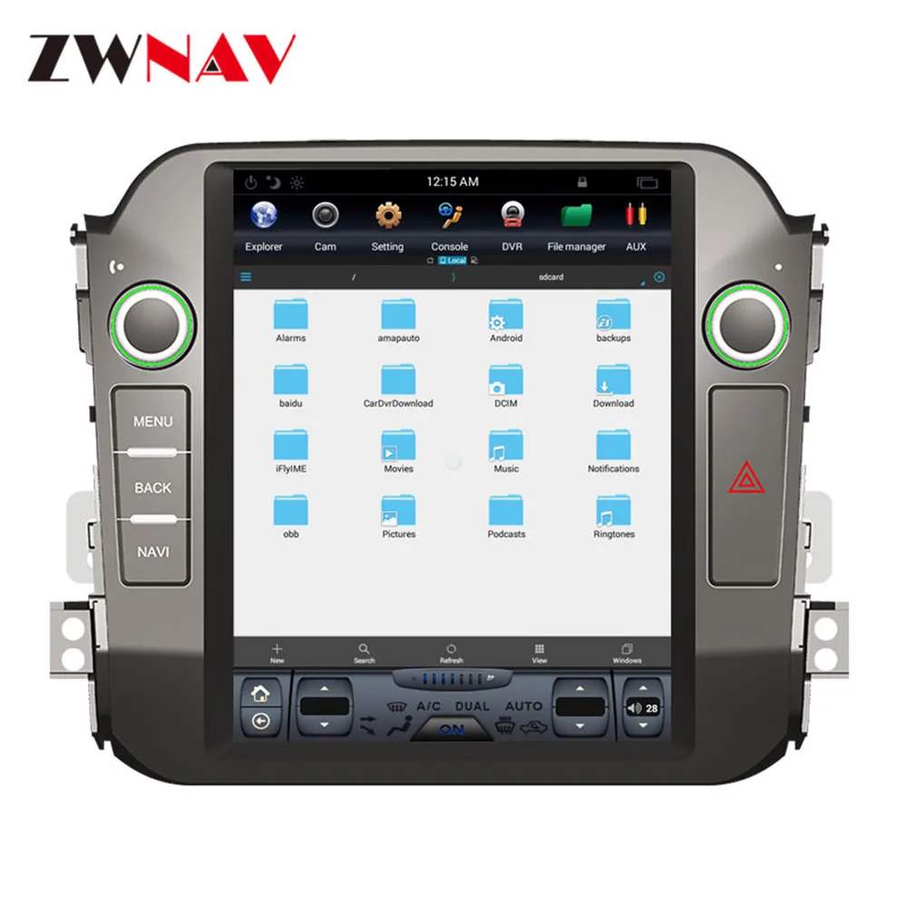 ZWNVA Тесла Стиль ips плюс Экран Android 6,0 автомобиль без DVD плеер gps навигации для Kia Sportage R 2010 2011 2012 2013