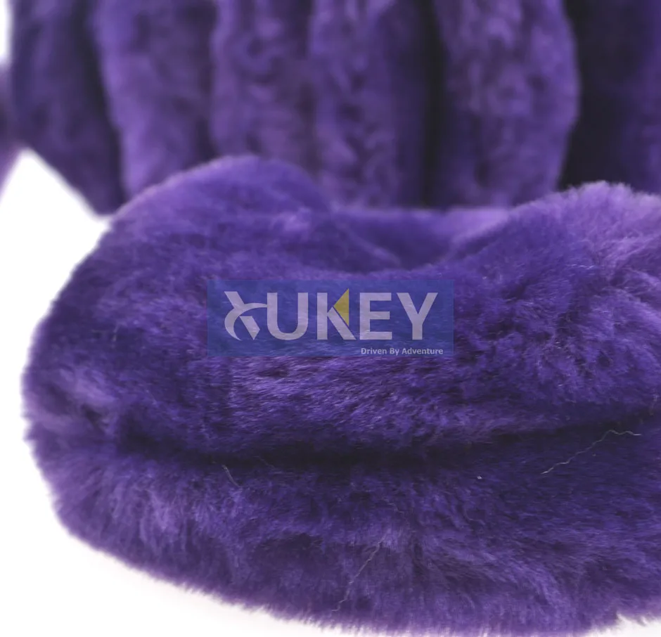 XUKEY 3 шт. автомобильный зимний чехол на руль из искусственного меха и шерсти
