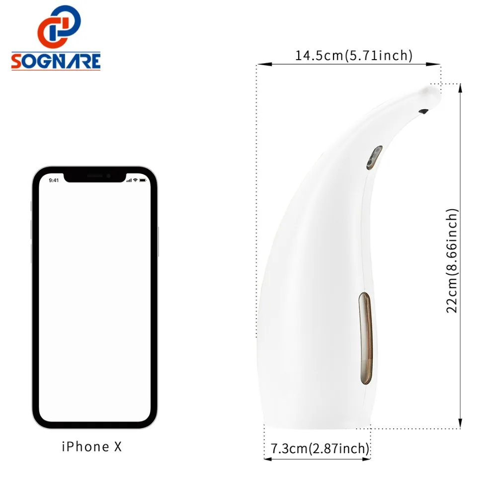 sognare 300ml smart sensor soap dispenser liquid touchless hand soap dispenser automatic sink dispenser kitchen bathroom gadget free global shipping